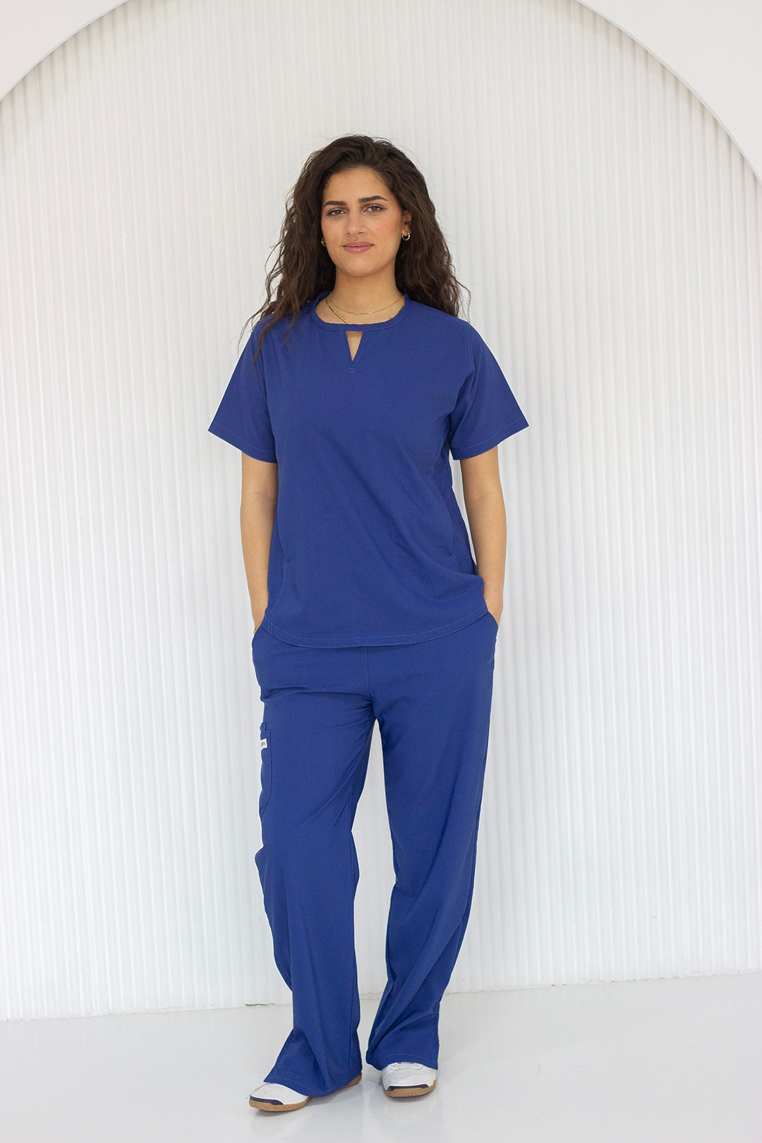 V-Neck Set - True Blue