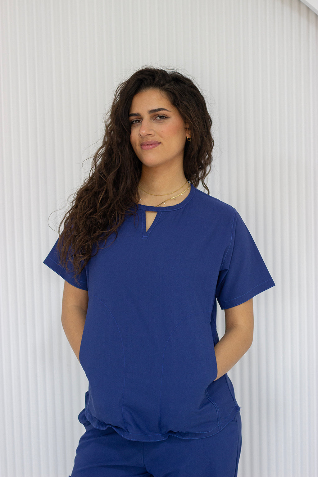 V-Neck Set - True Blue