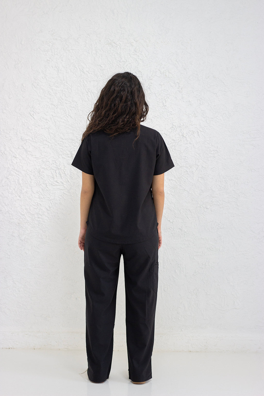 V-Neck Set - Black
