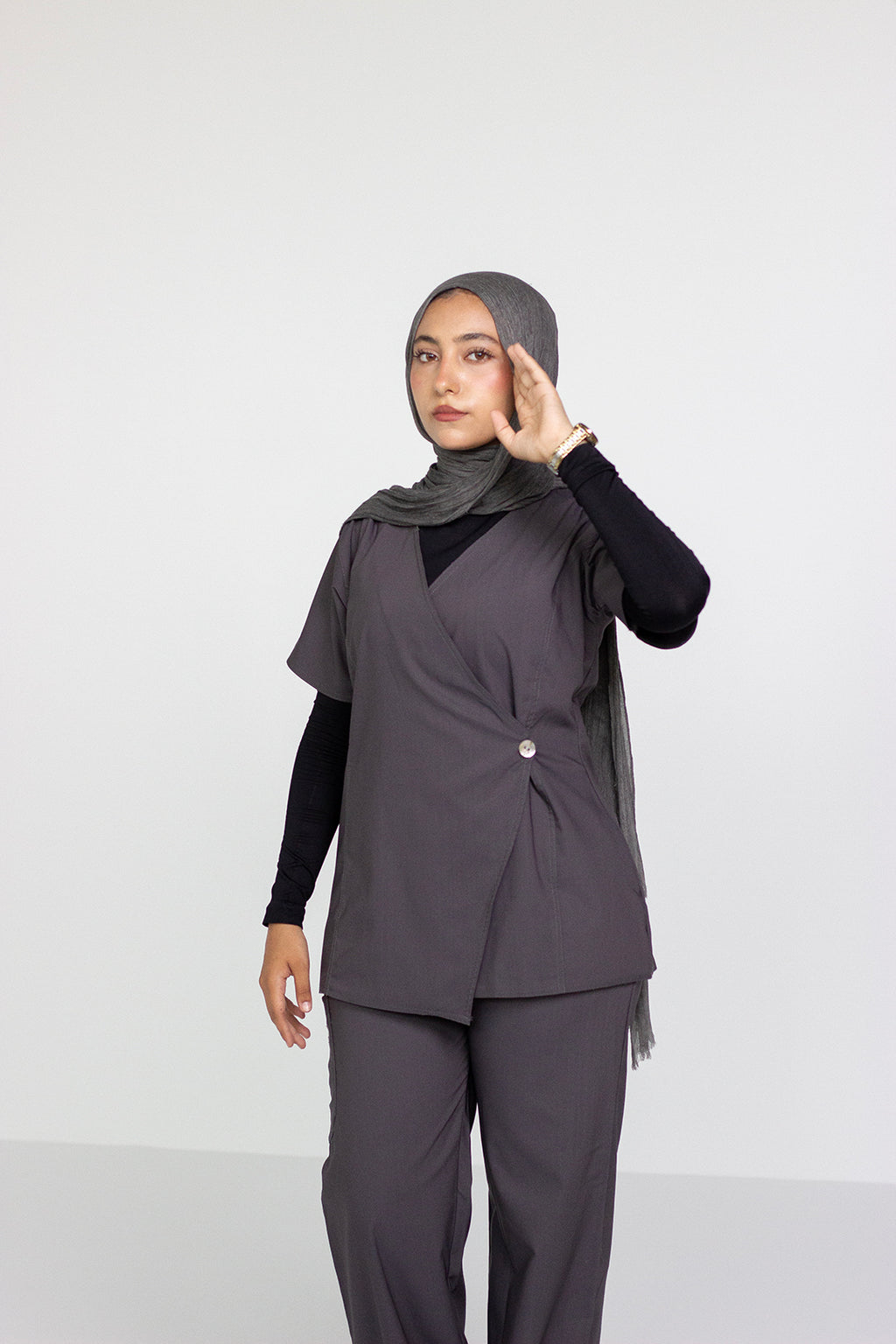 Cross Seam Set - Dark Gray