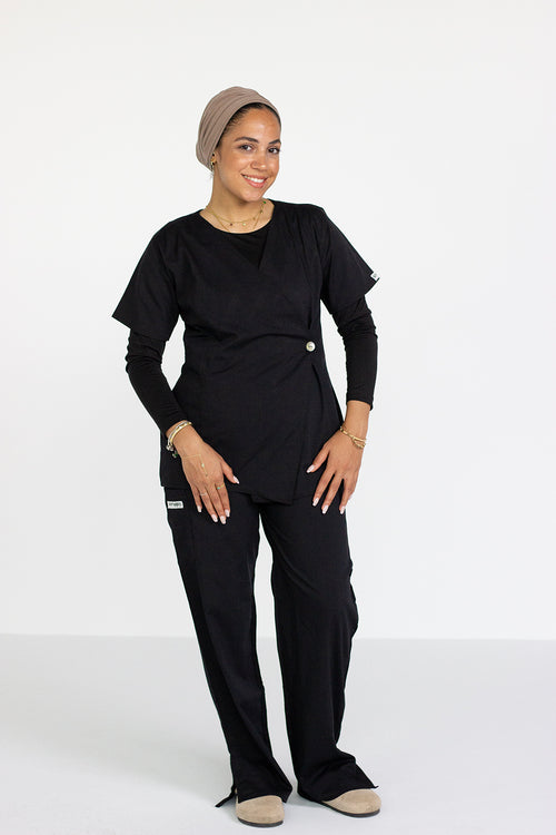 Cross Seam Set - Black