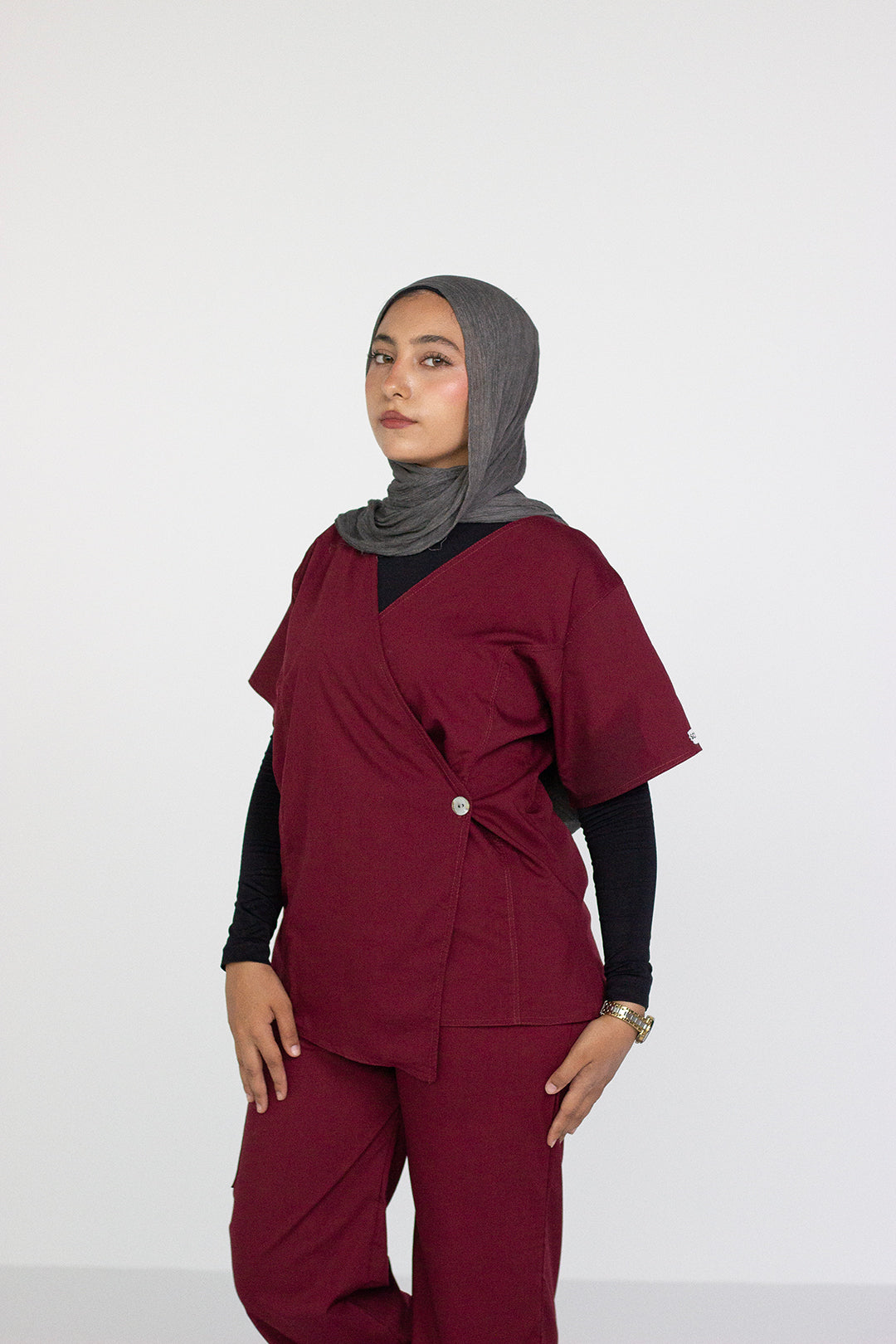 Cross Seam Set - Burgundy